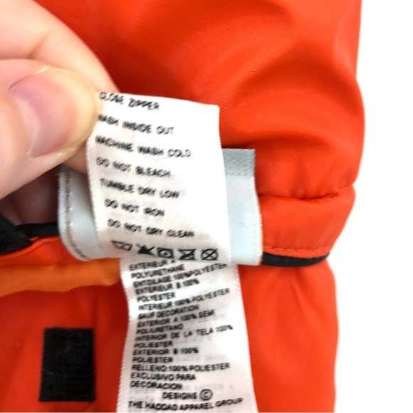 HARLEY DAVIDSON Vest M 10-12 Motorcycle Orange Black Reversible Pockets Kids Boy - Picture 6 of 11